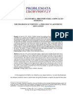 o Problema Da Escrita Preludio Para a Ed