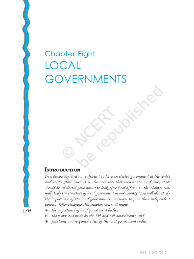 Understanding Local Governments in India | PDF | Local Government | Taxes