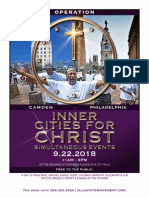 Inner Cities For Christ Promotional Flier