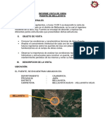 Informe Visita de Obra Puente de Bellavista