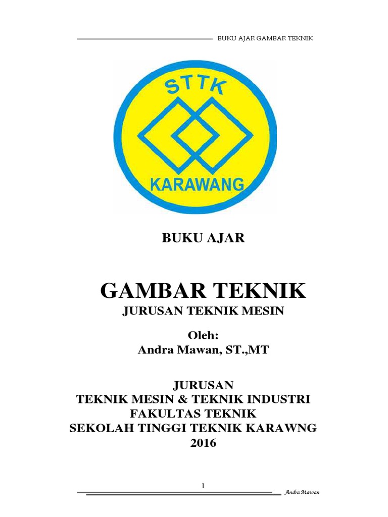 Buku-Ajar-Gambar-Teknik PDF | PDF