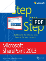 Microsoft Sharepoint 2013 Step by Step