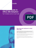 Content and Code Complete Guide to Office 365 Adoption