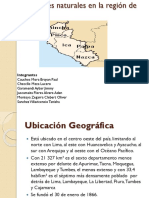 Desastres Naturales en La Región de Ica