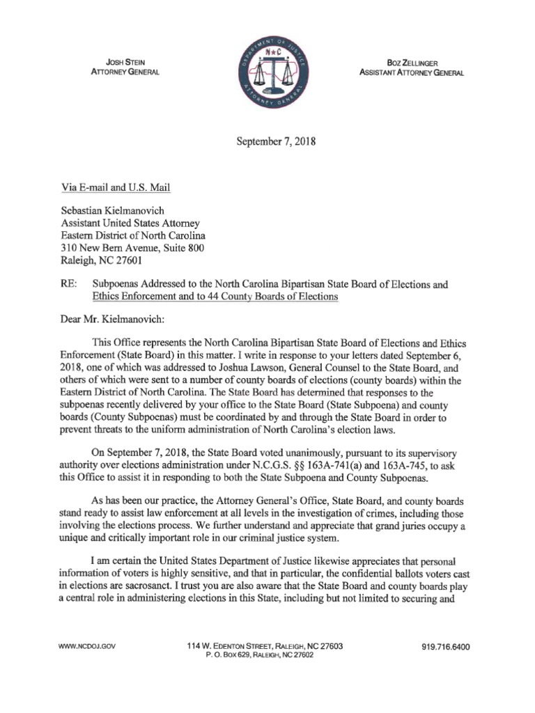 NCAG Letter | PDF