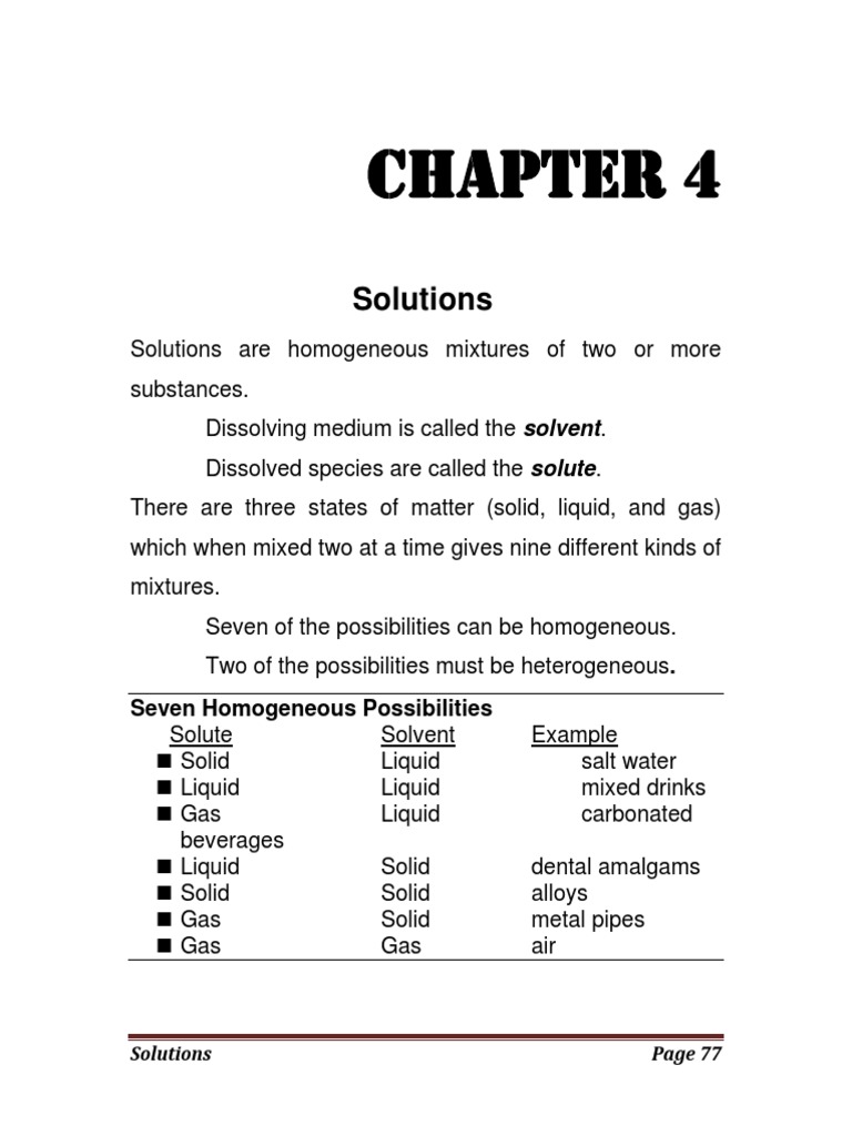 Understanding Solutions and Concentration | PDF | Solubility | Solution