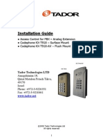 Codephone KX-T918 Installation Guide