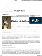 El Origen y La Caída de Satanás El Evangelio Segun Jesucristo