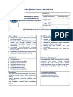 Standar Operasional Prosedur Ekg