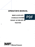 344. Manual Za Hidraulične Sisteme Na Massey Ferguson Traktorima Serije 130 Do 180