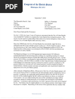Grassley, Ernst, and Blum reply to City of Cedar Rapids on flood funding