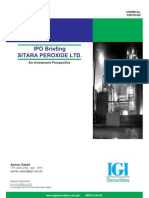 Sitara Peroxide Annual Report 2007