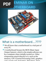 Seminar On Motherboard