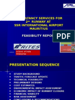 Feasibility Report for Second Runway at SSR International Airport