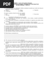 Estudo Dirigido - Farmacologia (Parte 01)