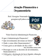 Administração financeira e orçamentária