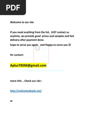 Test Bank And Soluiton 2018 2019 List 4 Microsoft Office - 