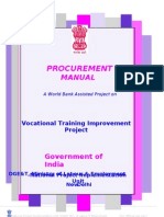 Procurement: Manual