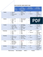 New Mess Menu NBH PDF