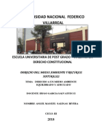 Artículo de Un Derecho A Un Ambiente Equilibrado y Adecuado