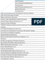 List of Companies in Uae