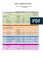 Tarif Laboratorium