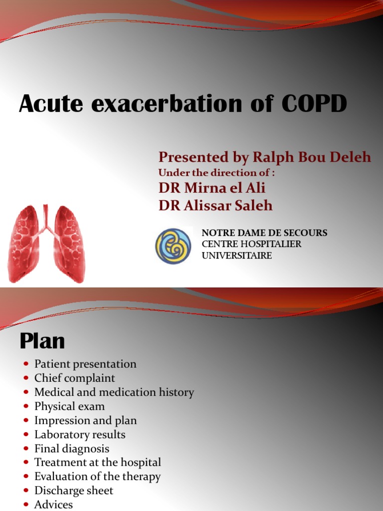 Management of Acute COPD Exacerbation | PDF | Chronic Obstructive ...