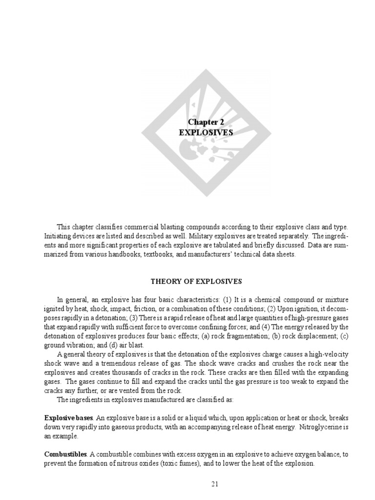 Explosives PDF | PDF | Explosive Material | Explosion