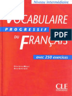 Vocabulaire Progressif Du Francais - Avec 250 Exercises