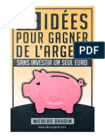 Idees pour gagner de l'argent