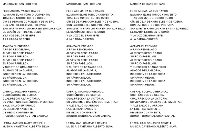 Marcha de San Lorenzo