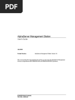Alphaserver Management Station: User'S Guide