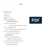 Resume Personal Information Name: Akura Ogachi Ernest Address: 126 Ogembo Nationality: Kenyan Id No: 32632724 Gender: Male Phone No: 0729212201 Email: Academic Background