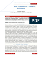 Analysis of Rural Road Networks Considering Redundancy