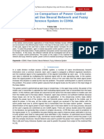 Performance Comparison of Power Control Methods That Use Neural Network and Fuzzy Inference System in CDMA