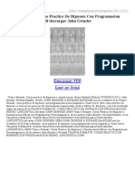 Trance Formate Curso Practico de Hipnosis Con Programacion Neuro LingÜIstica PDF