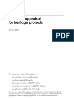 Financial Appraisal For Heritage Projects