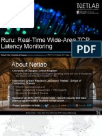 Ruru: Real-Time Wide-Area TCP Latency Monitoring: Richard - Cziva@glasgow - Ac.uk