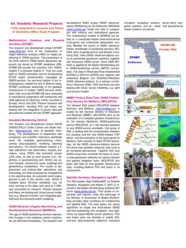 Monitoring Geodetic Infrastructure: An Overview of Several German ...