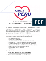 Plan de Gobierno Somos Perú Carabayllo