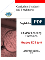 ECE - 8 English Student Learning Outcomes Dec23