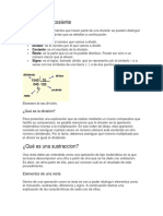 Elementos de las operaciones matemáticas básicas