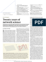 Twenty years of network science
