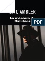 La Mascara de Dimitrios - Eric Ambler