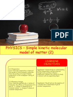 Physics 13 - Simple Kinetic Molecular Model of Matter - 2