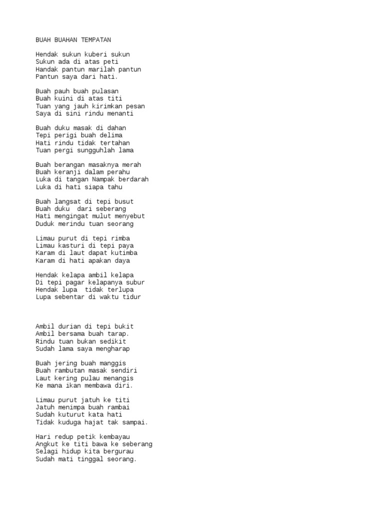 Pantun Buah Pdf