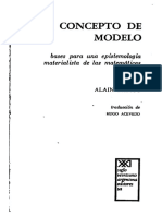 Badiou, Alain - El Concepto de Modelo, Bases Para Una Epistemología Materialista de Las Matemáticas