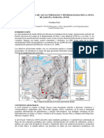 Hidrogeoquímica de Aguas Termales