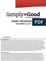 SMPL Simply Good Foods Company Nov 2017