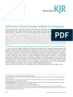 2018 Korean Clinical Imaging Guideline For Hemoptysis